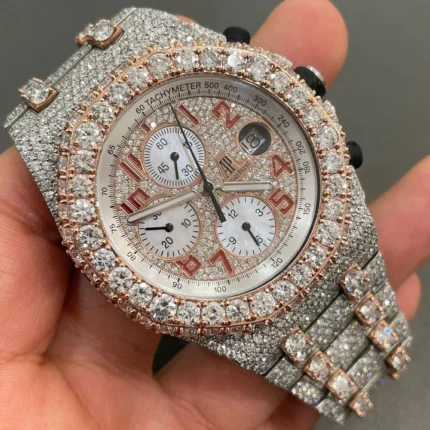 42mm Audemars Piguet Royal Oak Offshore Brick Diamond Watch