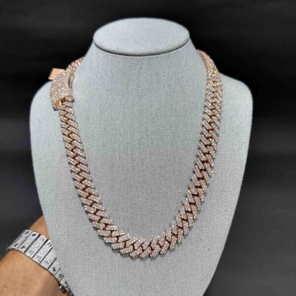 10K VVS ROSE GOLD CUBAN LINK CHAIN | 360 GRAMS | 40 CTS