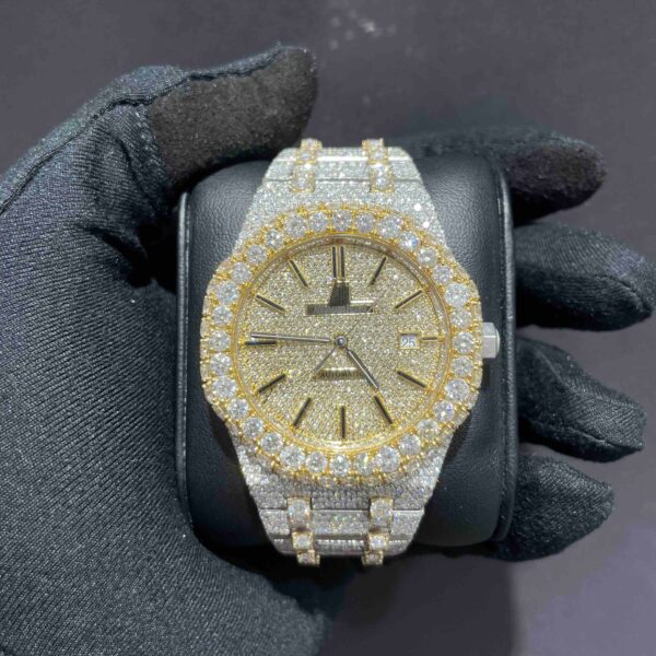 42MM BUST DOWN AP 42 CTS VVS1 AUDEMARS PIGUET AUTOMATIC TWO-TONE | ICED OUT AP WATCH