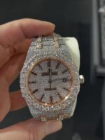 AP Moissanite bussdown Two Tone