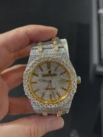 AP Moissanite bussdown Two Tone