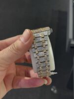 AP Moissanite bussdown Two Tone - Image 4