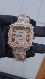 Cartier thorn Fully iced out (customized) •Rose gold