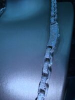 Luxury iced rectangular link chain – modern bold shine - Image 4