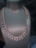 Rose Gold Iced Cuban Link Chain – Heavy Luxury Statement Piece