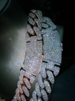 Double Layer Iced Cuban Link Chains – Two-Tone Luxury Set - Image 4