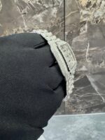 Fully Iced Square Luxury Watch – Diamond Roman Dial Edition - Image 2