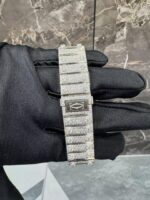 Fully Iced Square Luxury Watch – Diamond Roman Dial Edition - Image 4