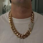 Gold Cuban Link Chain – Iced Clasp Edition - Image 2