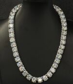 Classic Round-Cut Tennis Chain – Iced Luxury Piece