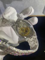 Iced-Out Watch with Ruby Accents – Luxury Statement Timepiece - Image 4