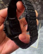 Black Iced Square Watch – Full Stealth Luxury Edition - Image 4