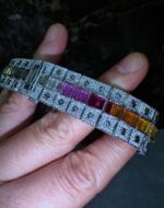 Rainbow Iced Square Watch – Luxury Multicolor Edition - Image 2