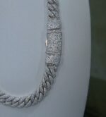 Diamond Cuban Link Chain Necklace - Image 3