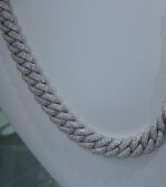 Diamond Cuban Link Chain Necklace - Image 4