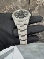 Rolex Sky-Dweller Fully Iced Watch (Black Dial) - Image 3