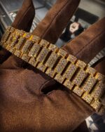 Rolex Day-Date Fully Iced Gold Watch (Roman Dial – Presidential Style) - Image 2