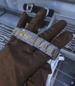 Rolex Datejust Fully Iced Silver Watch (Roman Dial – Full Diamond Finish) - Image 4