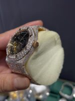 Royal Ember Diamond Skeleton Luxury Watch - Image 2