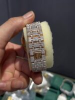 Royal Ember Diamond Skeleton Luxury Watch - Image 3