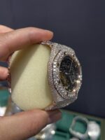 Royal Ember Diamond Skeleton Luxury Watch - Image 4