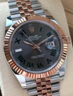 Prestige Dual-Tone Roman Dial Luxury Watch - Image 4