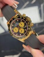 Rolex Daytona Gold Chronograph Oysterflex Luxury Watch - Image 2
