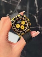 Rolex Daytona Gold Chronograph Oysterflex Luxury Watch