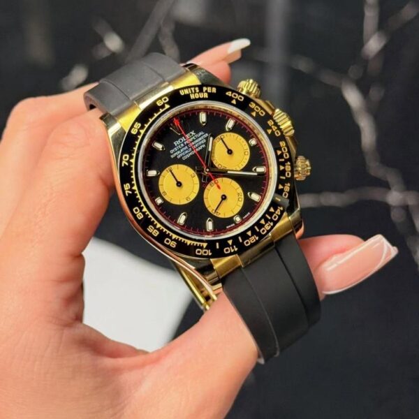 Rolex Daytona Gold Chronograph Oysterflex Luxury Watch