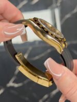 Rolex Daytona Gold Chronograph Oysterflex Luxury Watch - Image 3