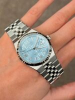 Rolex Datejust Ice Blue Motif Dial Jubilee Luxury Watch - Image 4
