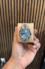 Rolex Day-Date Ice Blue Arabic Dial Jubilee Luxury Watch - Image 3