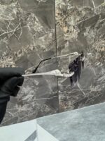 Cartier Iced-Out Rimless Black Lens Luxury Sunglasses - Image 4