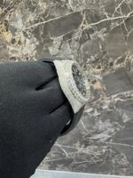 Rolex Sky-Dweller Iced-Out Diamond Black Dial Oysterflex Luxury Watch - Image 4