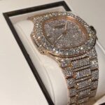 Patek Philippe Ice'd Out Rose Gold Watch