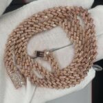 Rose Gold Diamond Bustdown Link Chain - Image 2