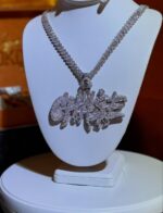 VVS Moissanite Rose Gold Iced Out Custom Pendant Chain