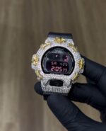Iced Out G-Shock with Gold Bee Accent - Image 4