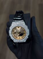 Iced Out G-Shock with Rose Gold Accent - Image 7