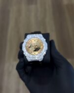 Iced Out G-Shock with Rose Gold Accent - Image 2