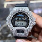 Iced-Out Casio G-Shock with Diamond Bezel