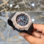 Rose Gold Moissanite Iced Out G-Shock Watch - Image 2