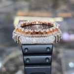 Rose Gold Moissanite Iced Out G-Shock Watch - Image 3