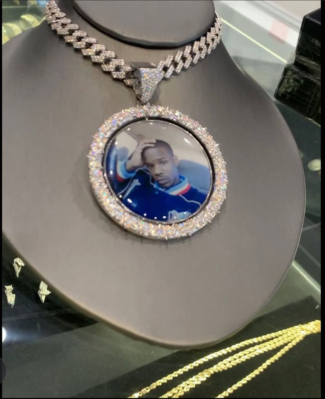 WhatsApp Image 2026-04-29 at 7.12.58 AM Custom Diamond Photo Pendant Necklace(Memorial Pendant) - Image 1