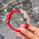 Iced Out Red G-Shock Watch with Moissanite Stones - Image 5