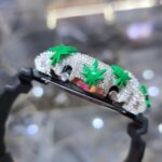 Green Leaf Iced G-Shock with Moissanite Stones - Image 2