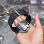 Green Leaf Iced G-Shock with Moissanite Stones - Image 4
