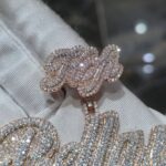 Top Bellay Diamond Iced Pendant Set - Image 3