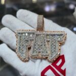 Fat Diamond Iced Pendant - Image 3