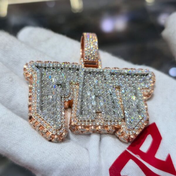 Fat Diamond Iced Pendant